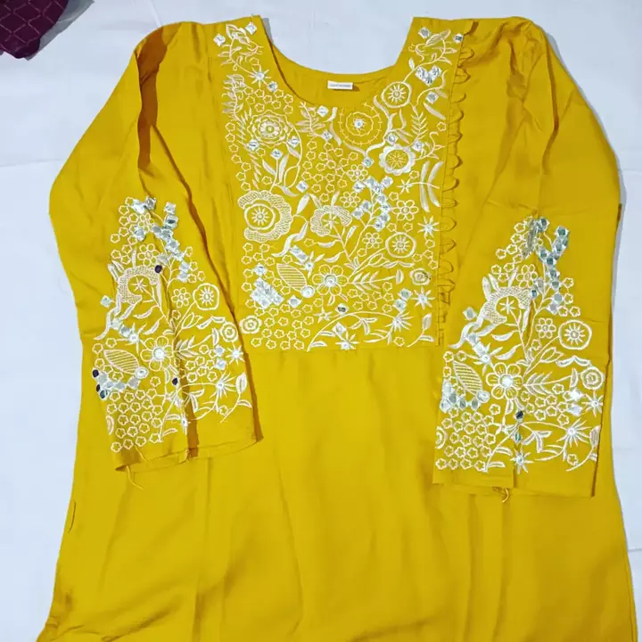 Latest Embroidery Kurti uploaded by business on 7/3/2022