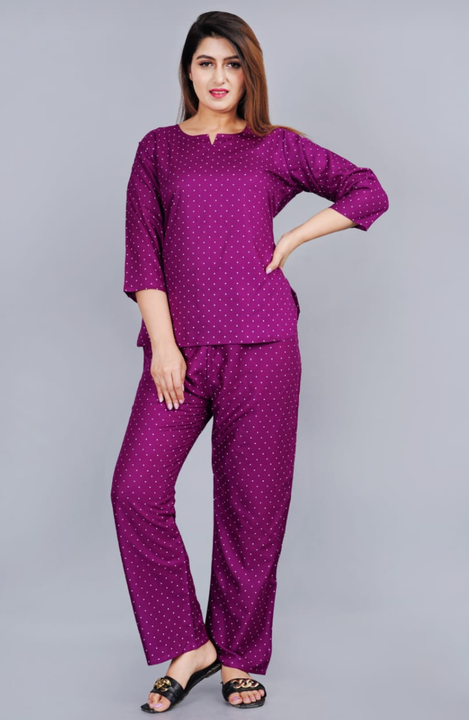 Rayon Night Suit uploaded by EGF INTERNATIONAL on 7/3/2022