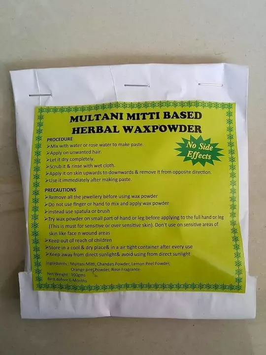 Home made herbal wax powder  uploaded by business on 7/3/2022