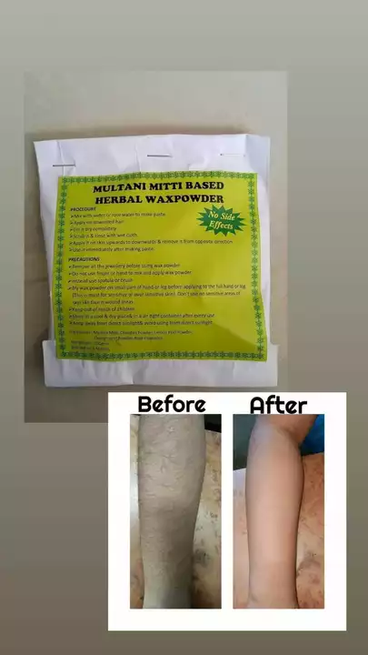 Home made herbal wax powder  uploaded by Shruti Health Care LLP on 7/3/2022