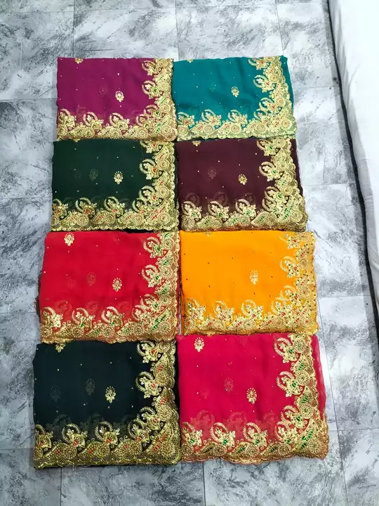 Crop saree digine uploaded by business on 7/3/2022