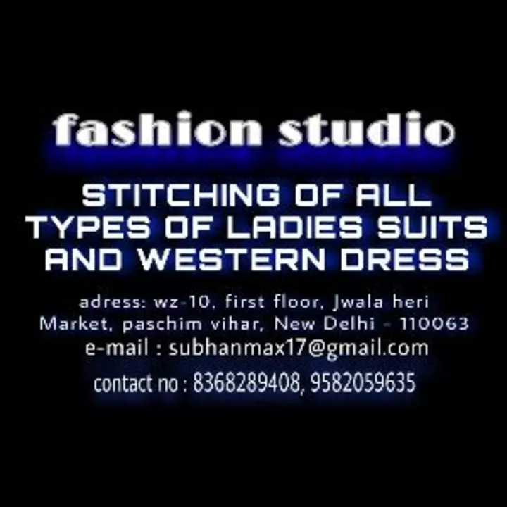 Post image Fashion studio  has updated their profile picture.