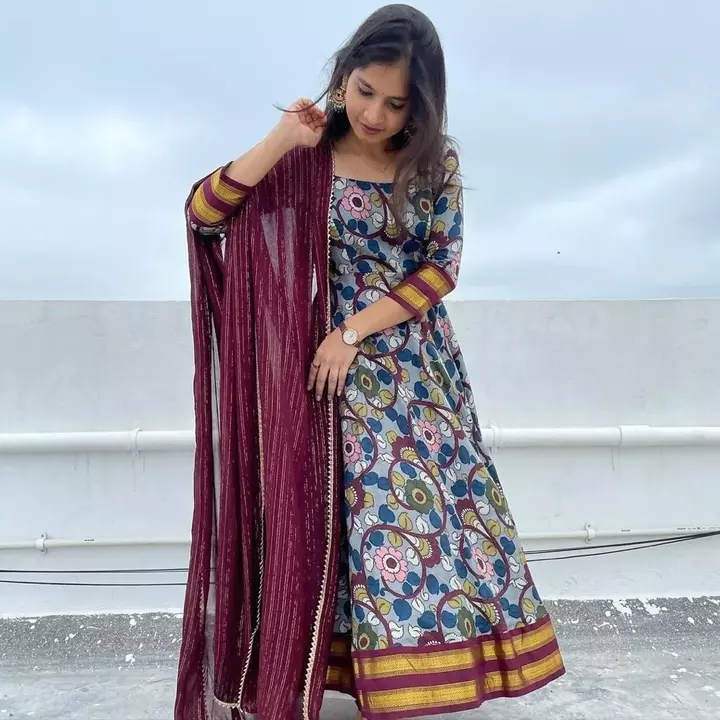 PRINTED ANARKALI GOWN  uploaded by business on 7/3/2022