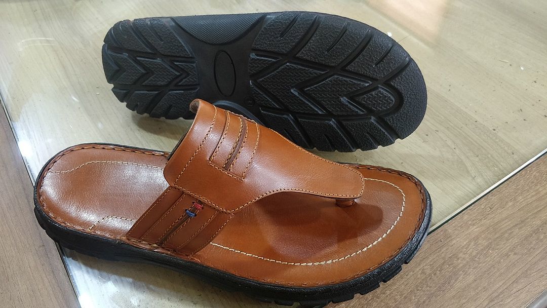 Post image Leather slippers sandals on factory price