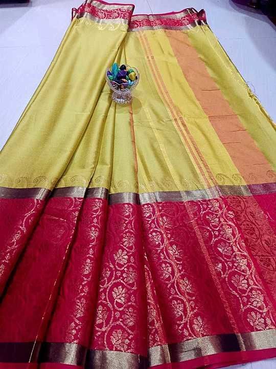 Post image H.B.CREATION.......

Fabric :  Soft cotton silk 

Saree 6.30 mtr with running blouse 

Rate :-. 650 + gst 

100% Orignal quality 

Single pc available 
 

.