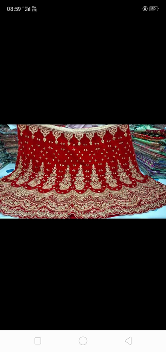 Bridal lehenga uploaded by DaDa bhai collection on 7/4/2022