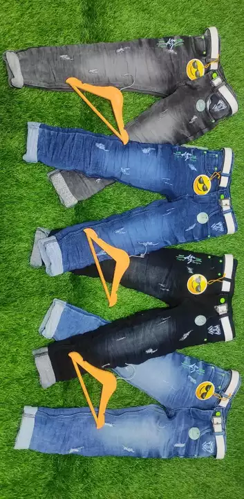 UNIQUE-99 JEANS 32×40 COTTON POLY KNITTED FABRIC BOYS STYLISH JEANS uploaded by business on 7/4/2022