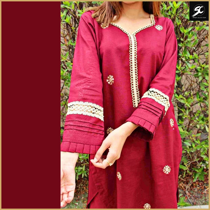 Kurti uploaded by Sania collection on 7/4/2022
