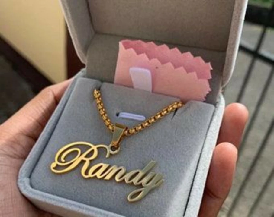 Name pandant gold plated uploaded by business on 7/4/2022