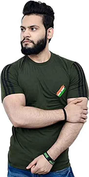 Product image of Half army t shirt , price: Rs. 150, ID: half-army-t-shirt-a608b450