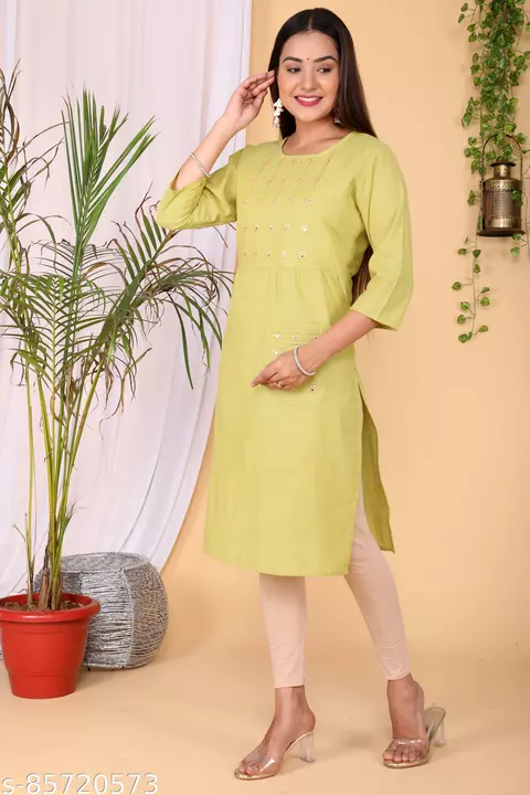 South cotton kurti with mirror embroidery. uploaded by Koranisa on 7/4/2022