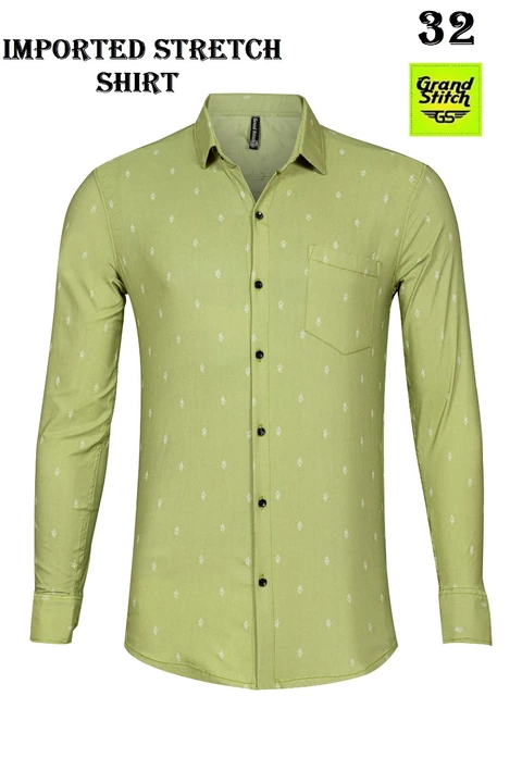 Men's Lycra stretch full sleeve shirt  uploaded by Khushi enterprises on 7/4/2022