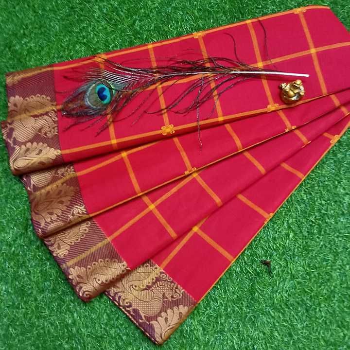 Fancy chettinad cotton sarees uploaded by Chettinad cotton sarees on 11/8/2020