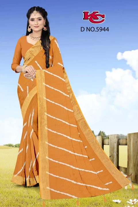 LEHRIYA Sarees  uploaded by Raghupati Fabrics on 7/4/2022