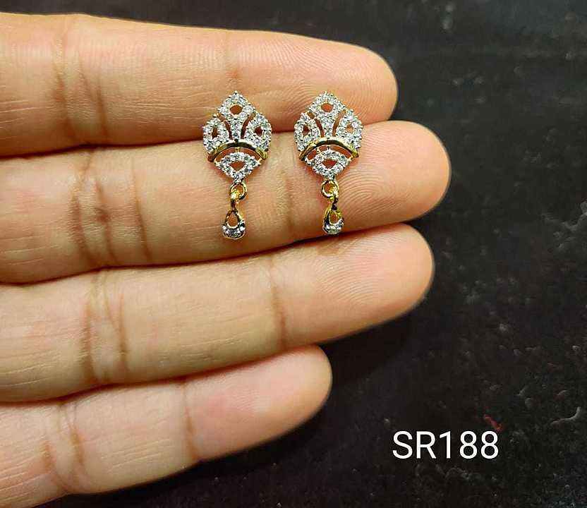 Machine fitting AD Earing for daily use
Beautiful gift for your beloved one uploaded by One gram gold plated jewellery on 6/19/2020