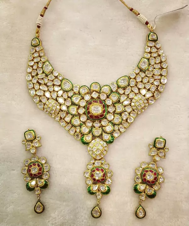 Necklace set of Kundan  uploaded by M.L. Kundan Jewellers on 7/4/2022
