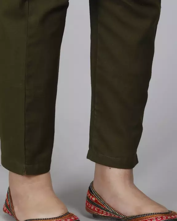 COSMOGIRL women's cotton pants with pocket and drawstring. (Olive)  uploaded by COSMOGIRL on 7/5/2022