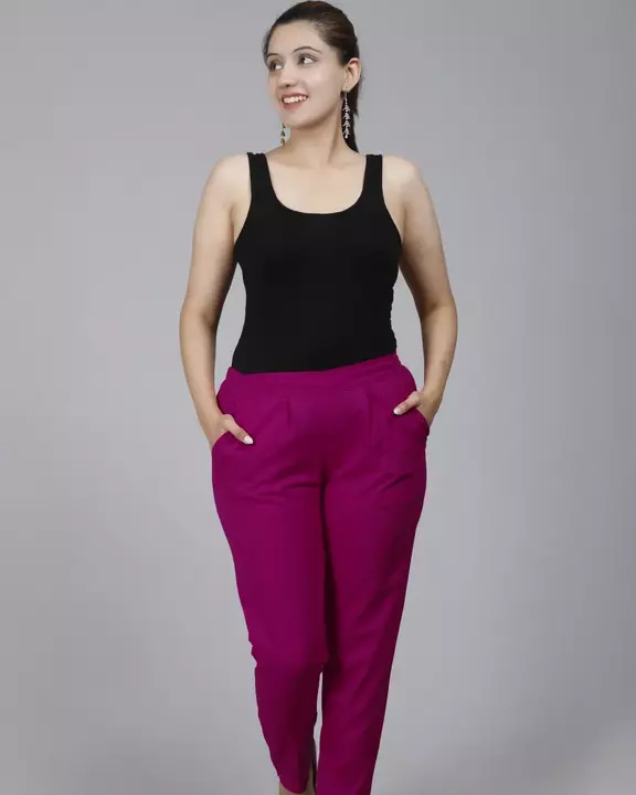 COSMOGIRL Women's cotton pants for kurties and tops (PINK)  uploaded by COSMOGIRL on 7/5/2022