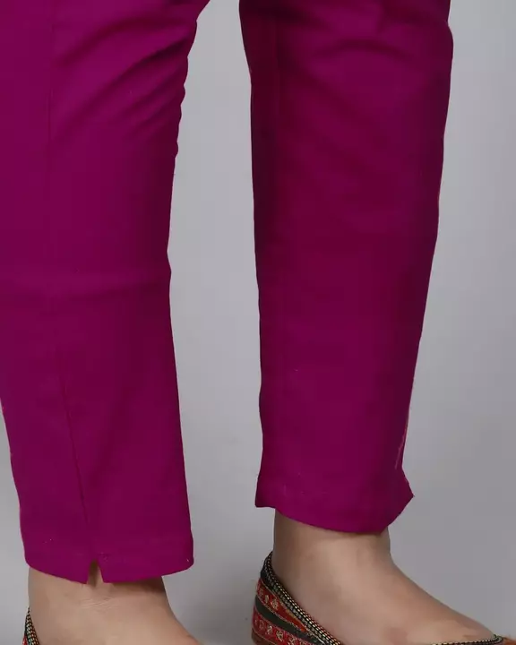 COSMOGIRL Women's cotton pants for kurties and tops (PINK)  uploaded by COSMOGIRL on 7/5/2022