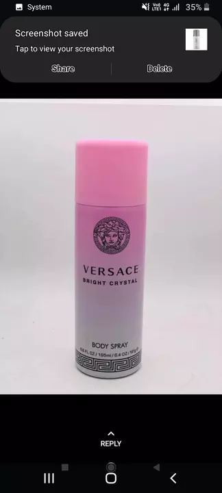 Original Versace Deo uploaded by business on 7/5/2022