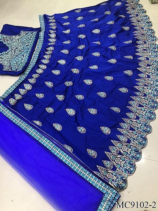 Embroidery Partywear Lehenga uploaded by business on 11/8/2020