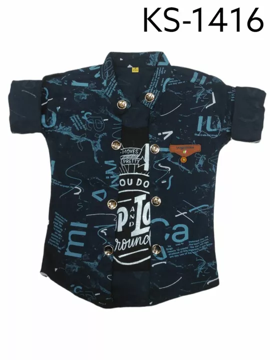 Product image of Kids Boys shirt 2-12 year, price: Rs. 176, ID: kids-boys-shirt-2-12-year-01de94cd