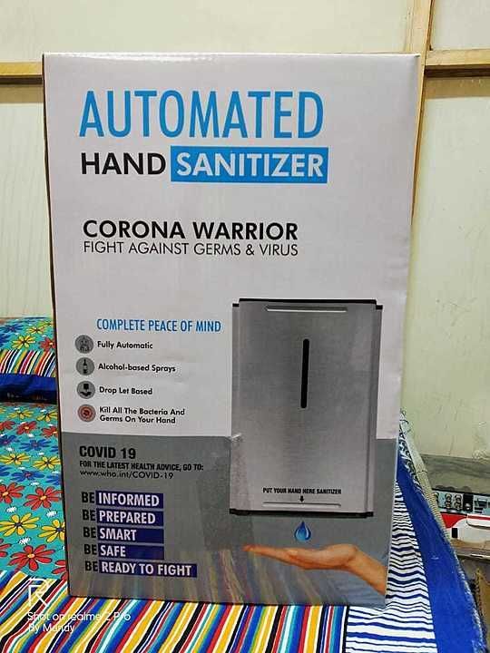 Automatic Sanitizer dispenser machine 
7 ltr tank
Steel body uploaded by business on 6/19/2020