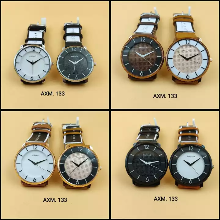 Post image Analogx men's wrist leather strap watches