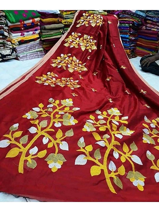 Handloom saree uploaded by business on 11/8/2020