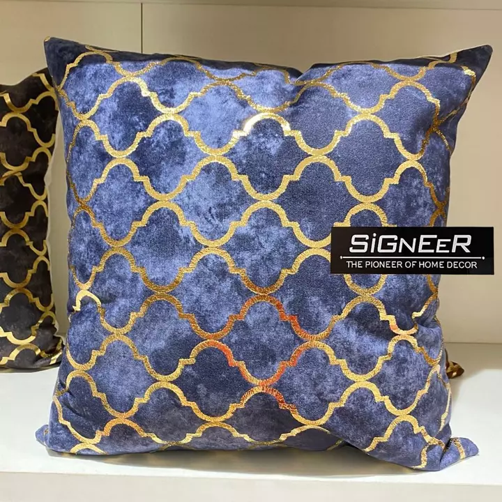 Gold glitter cushion cover set uploaded by SIMMI INTERNATIONAL on 7/5/2022