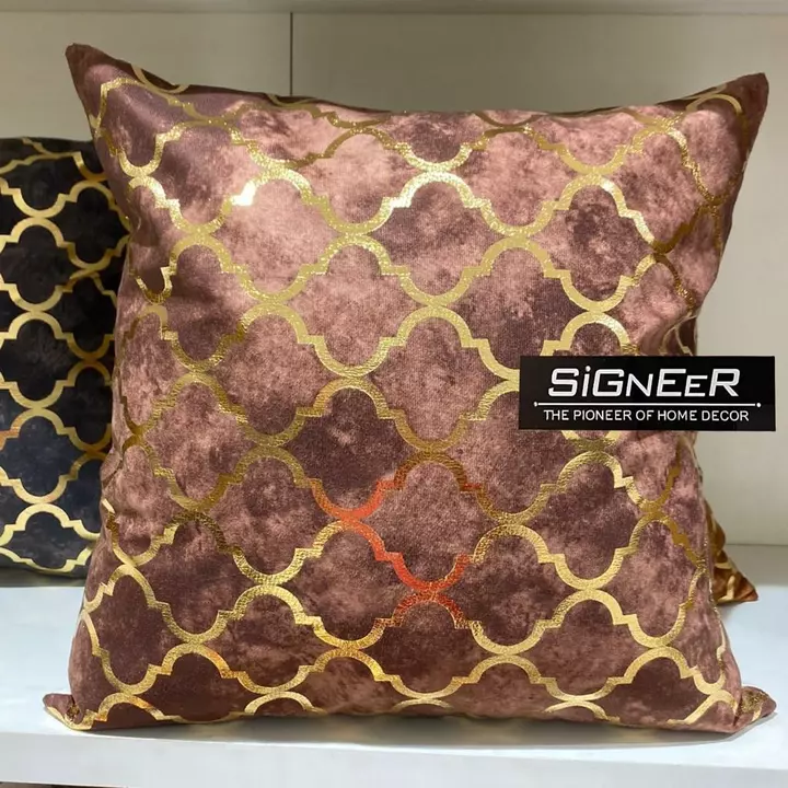 Gold glitter cushion cover set uploaded by SIMMI INTERNATIONAL on 7/5/2022