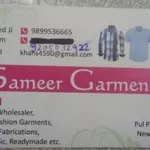 Business logo of SAMEER GARMENTS