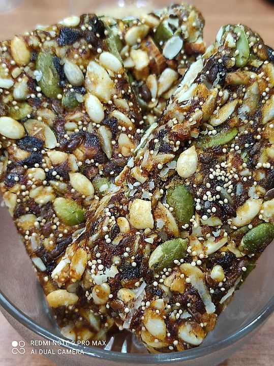 Healthy Bites 

Made with combination of Seeds,Dryfruits,Black Arabian Dates - Pack -250 / 500 Grms uploaded by Sattva - Home Made Food on 11/8/2020
