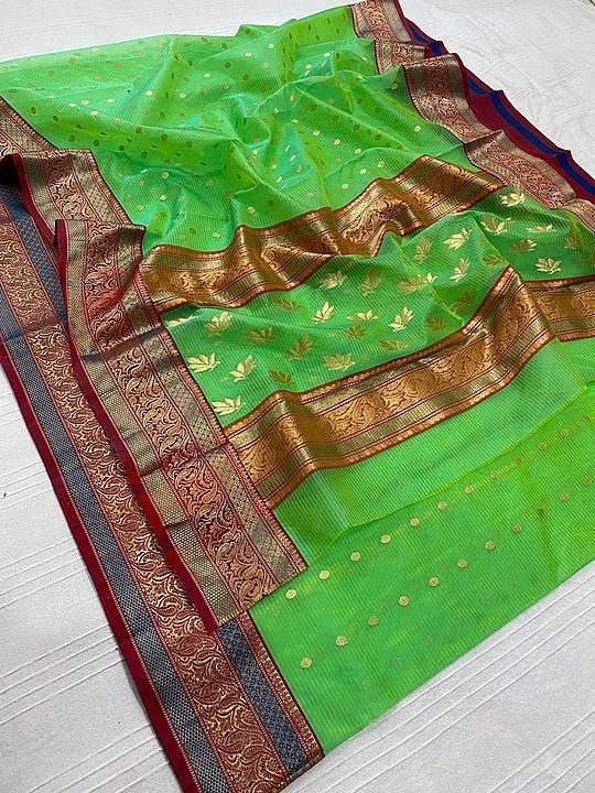 Post image Chanderi silk sarees handloom weavers suht and silk sarees