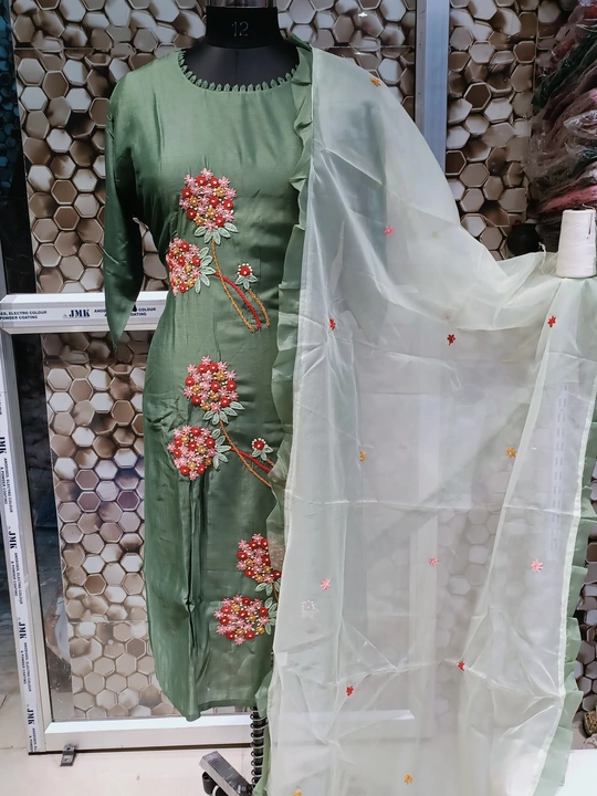 Kurti with dupatta  uploaded by business on 7/6/2022