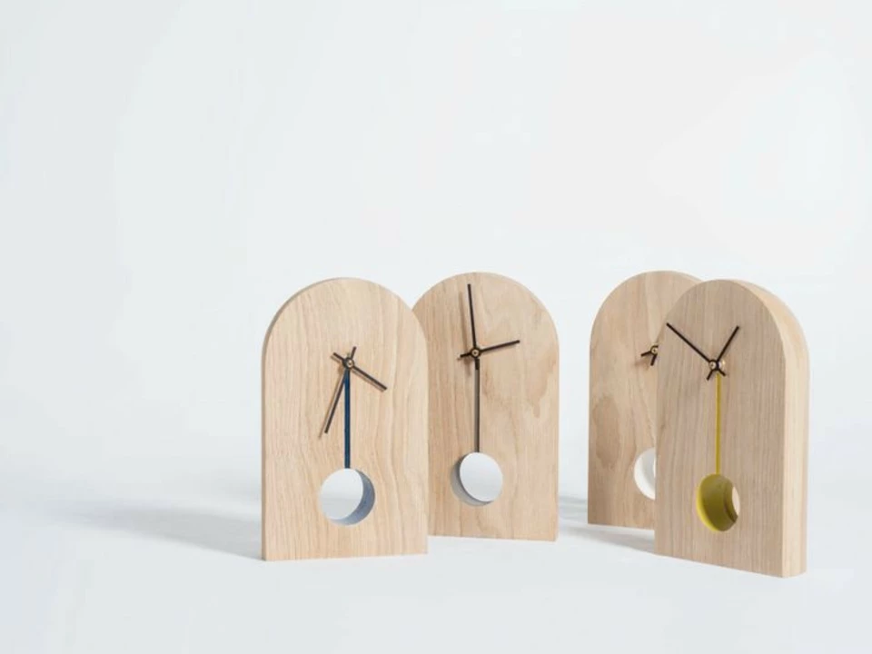 Wooden clock uploaded by Zis enterprises on 7/6/2022