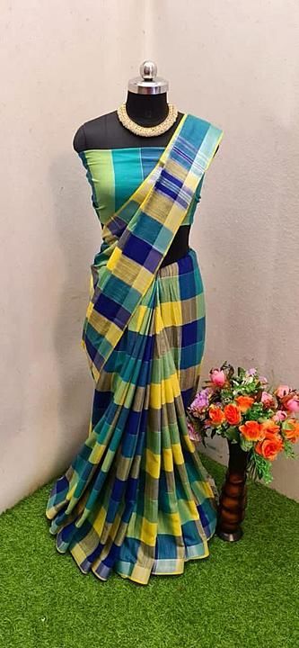 Cotton linen saree with running blouse
Length:6.3 uploaded by business on 11/8/2020