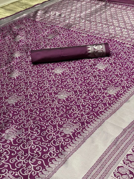 Banarasi silk saree  uploaded by PiAa fashion on 7/6/2022