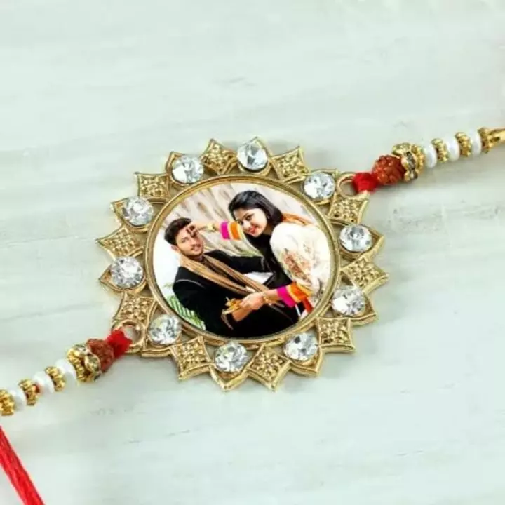 Photo Rakhi Print All India Free Home Delivery Available  uploaded by Eshwari Infatch Company on 7/6/2022