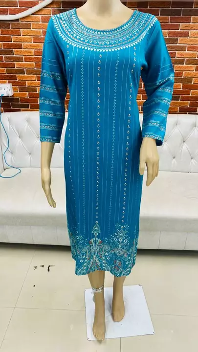 Royon kurti  uploaded by business on 7/6/2022