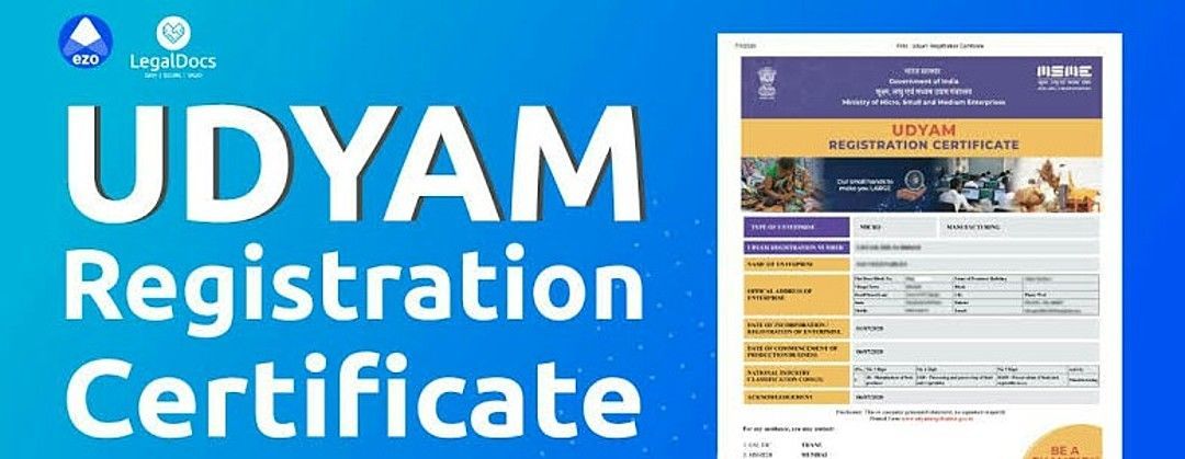 UDHYAM AADHAR CERTIFICATE uploaded by business on 11/8/2020