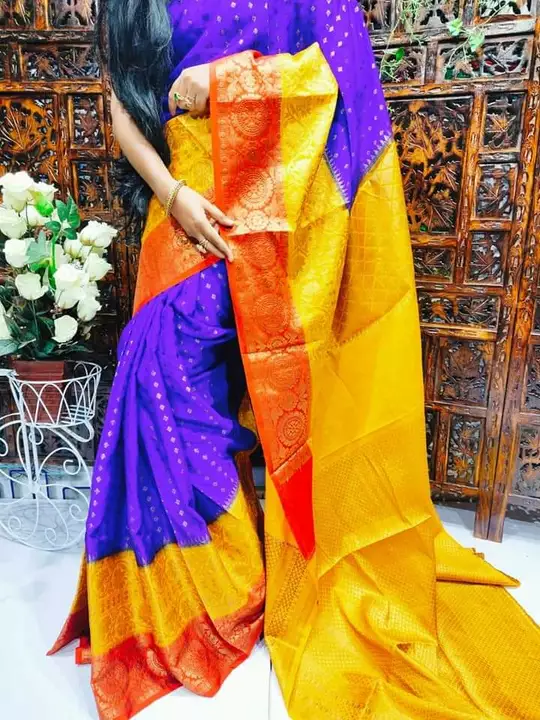 Banarasi dyble silk saree  uploaded by M H collection on 7/7/2022