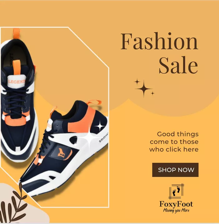 🥳🎉 Foxyfoot Synthetic Leather Navy 💙 And Orange 🧡 Daily wear Trendy Lace up Men Sports Shoes 👟  uploaded by SSG ENTERPRISES on 7/7/2022