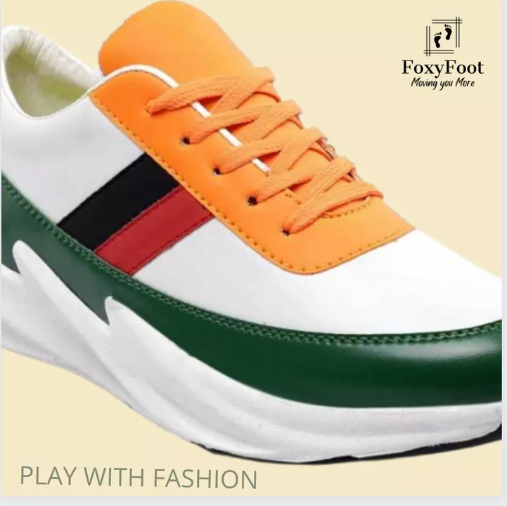 📣🥳 Foxyfoot Synthetic Leather Multi colour Lace up Trendy And Daily wear Sports Shoes For Men 😍🥳 uploaded by SSG ENTERPRISES on 7/7/2022