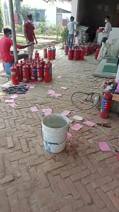 Refilling of fire extinguisher  uploaded by Sky Tech on 7/7/2022