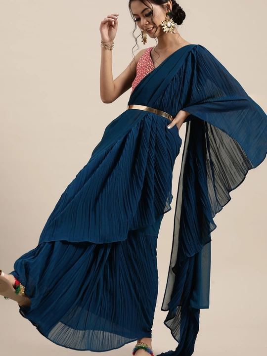 Post image Ardhana ruffle Saree