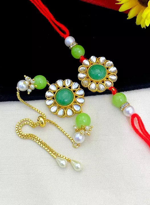 Premium Quality 
Rakhi Just 130 Rs uploaded by Jewelery outlet on 7/7/2022