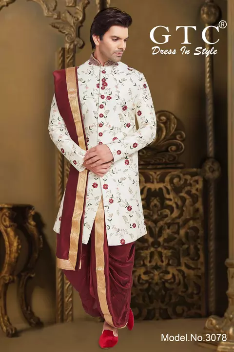 Regal GTC- Designer Sherwani uploaded by AMBE COLLECTIONS  on 7/7/2022