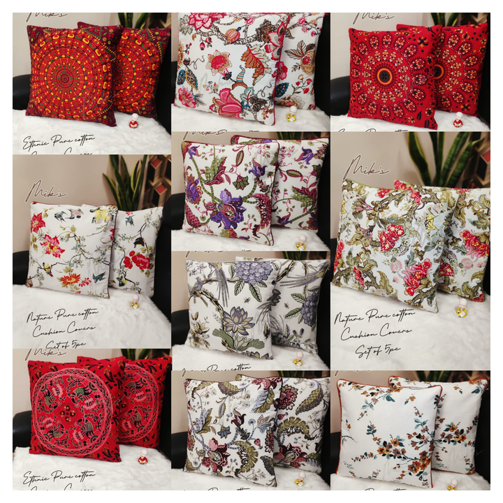 Mik's cushion cover set uploaded by SIMMI INTERNATIONAL on 7/7/2022