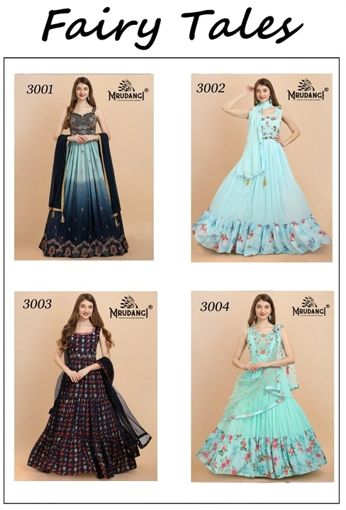Fairy Tales Ladies Gown with Dupatta uploaded by Mann Mohana Trading on 7/7/2022